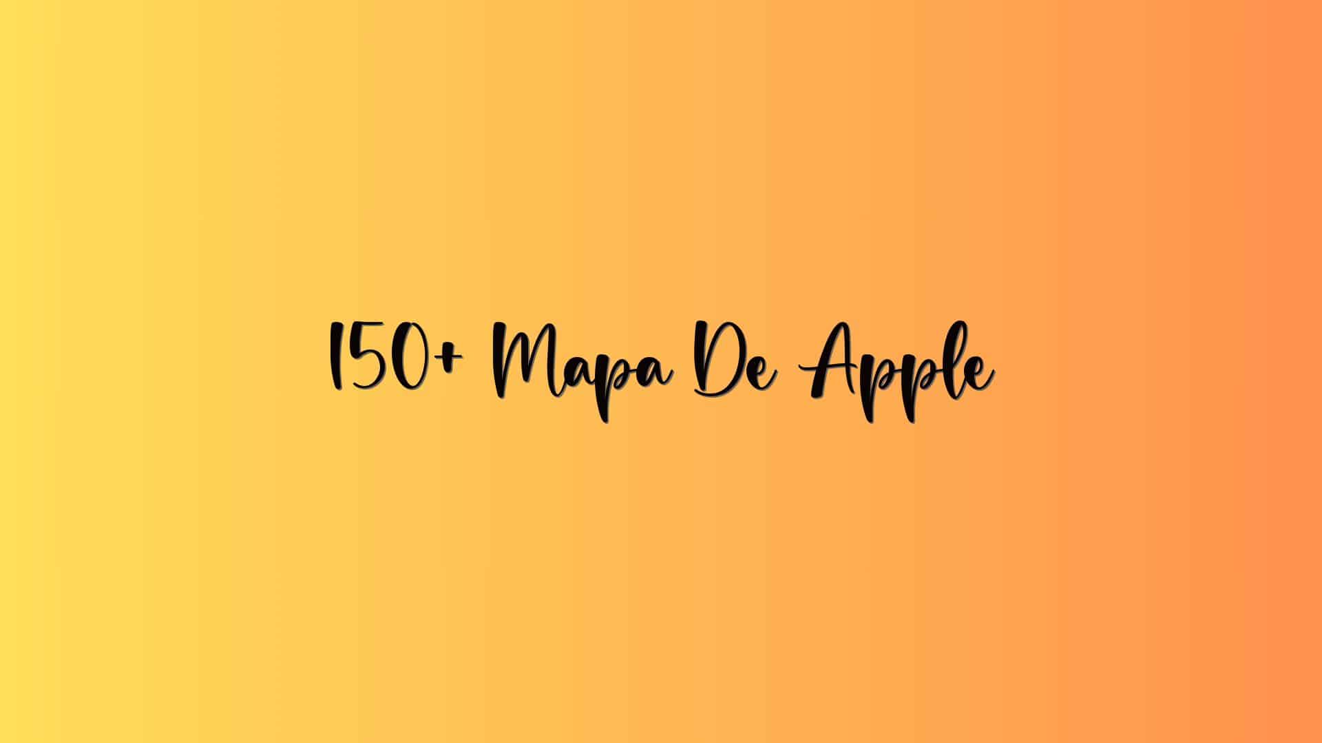 150+ Mapa De Apple