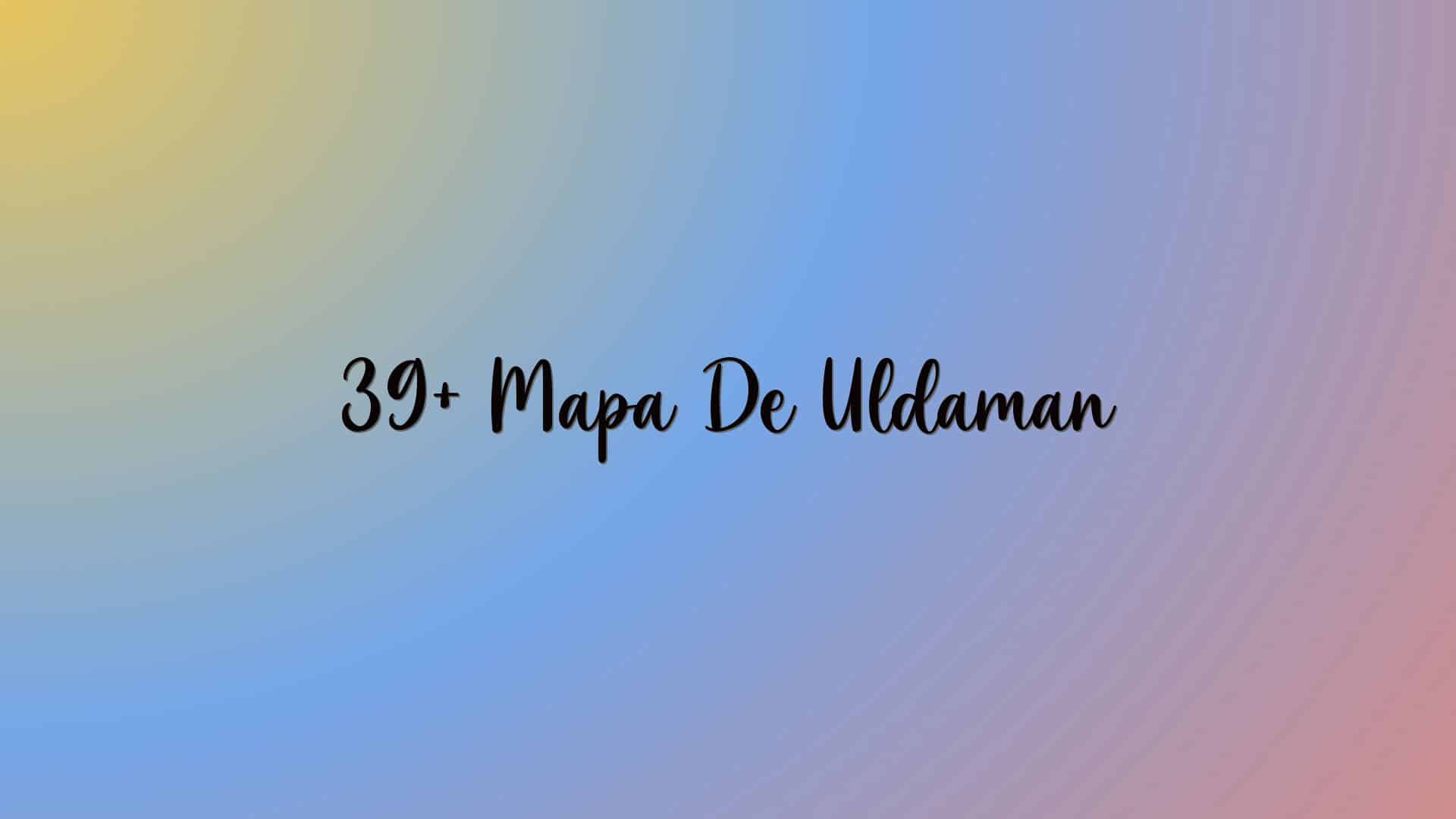 39+ Mapa De Uldaman