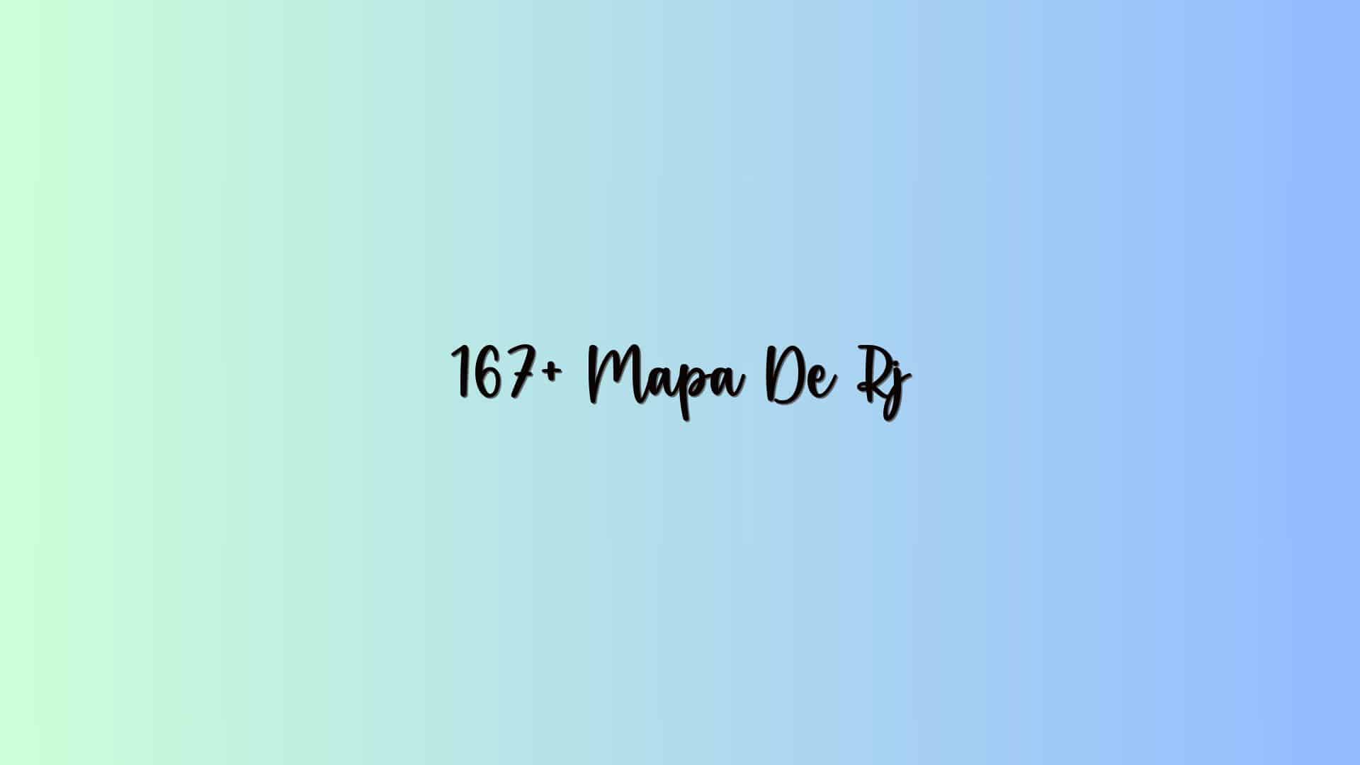 167+ Mapa De Rj