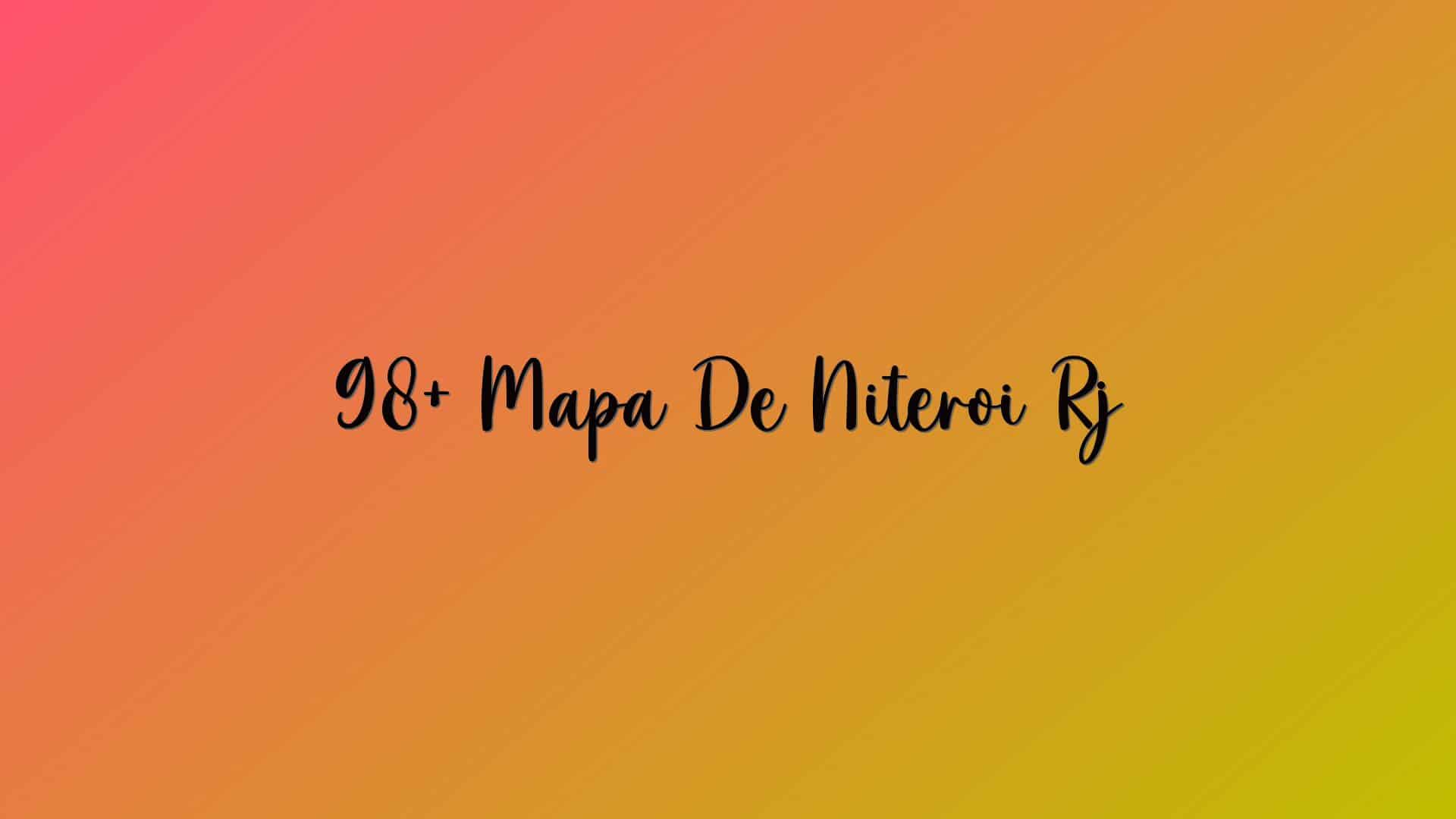 98+ Mapa De Niteroi Rj