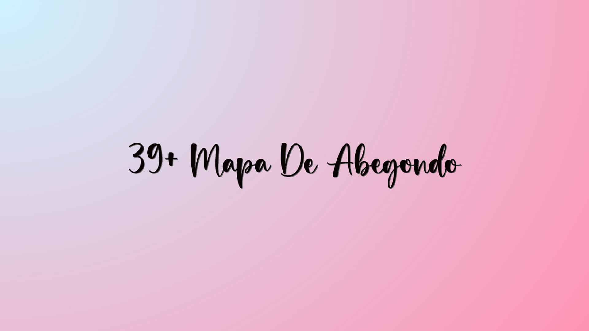 39+ Mapa De Abegondo