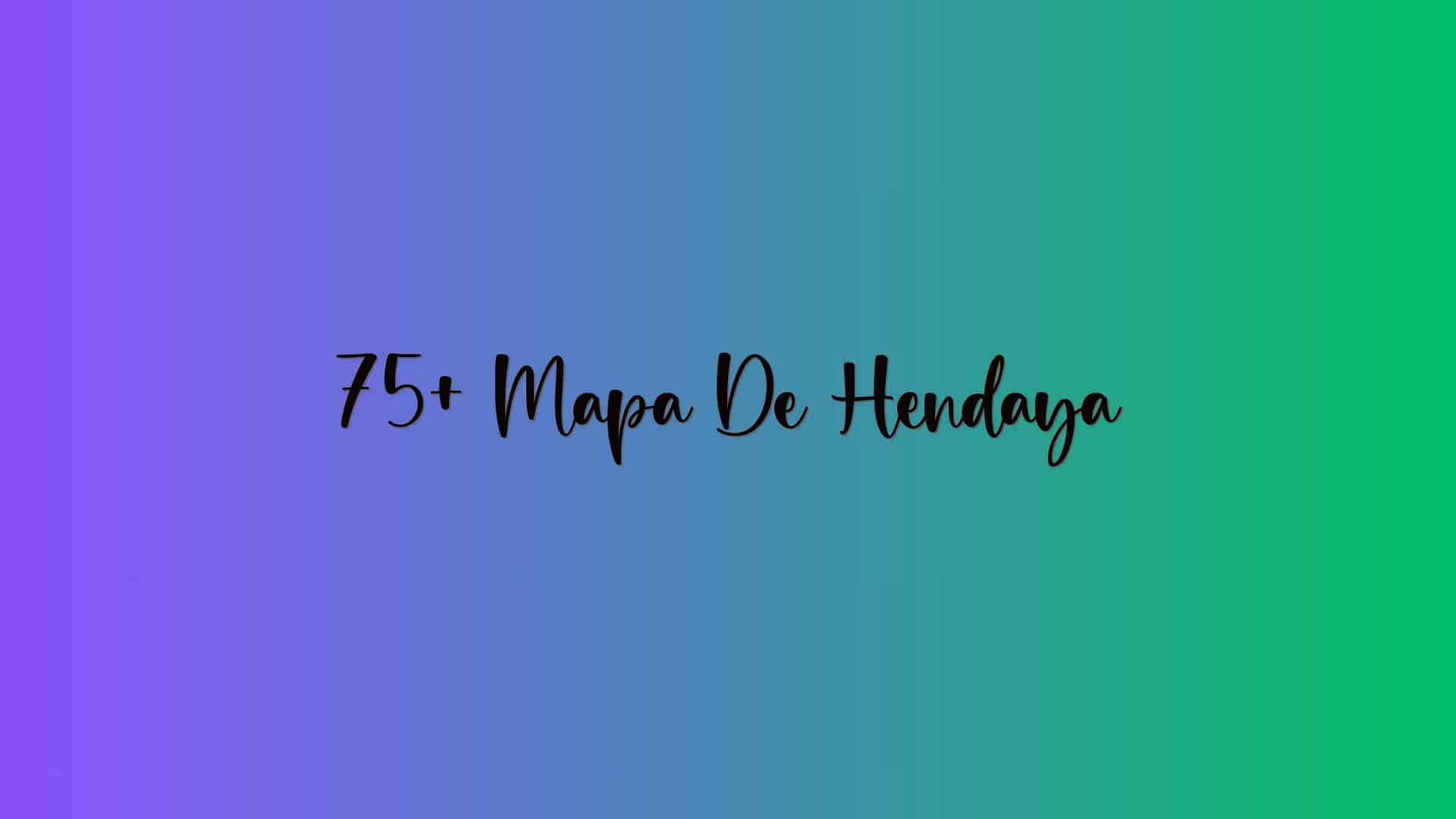 75+ Mapa De Hendaya